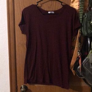 Maroon shirt